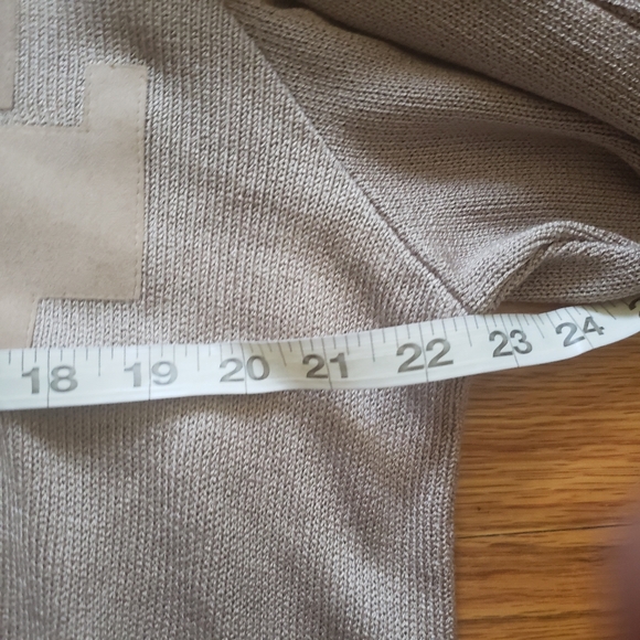 Phillipe Marques sz 12 sweater skirt set USA Made tan embellished sweater - Picture 7 of 12